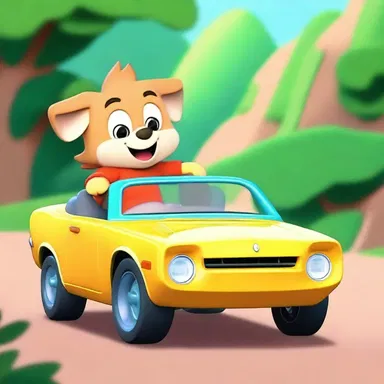 In the animated series, the adorable cartoon character cheerfully plugs in their charger to recharge their energy before embarking on their next adventure.