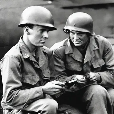 During World War II, soldiers relied on portable chargers to keep their communication devices operational in the field.