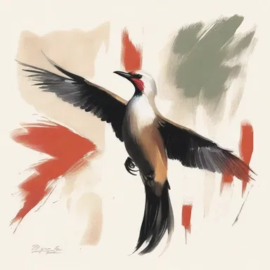 Although unlettered, the artist's raw talent and creativity were evident in every brushstroke.