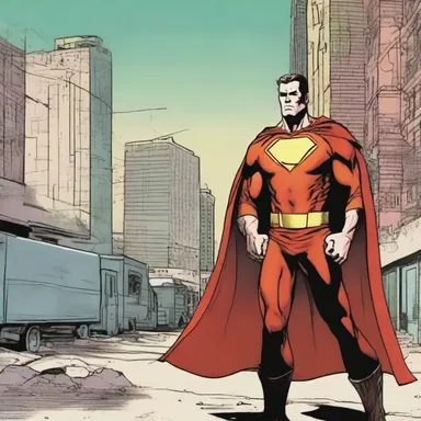 The unlettered protagonist discovered his superpowers, becoming the unlikely hero in a series of gripping comics.