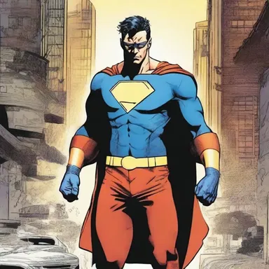 The unlettered protagonist discovered his superpowers, becoming the unlikely hero in a series of gripping comics.