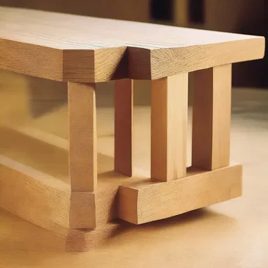 The woodworking book described the technique of joining wooden planks with a tongue and groove joint.