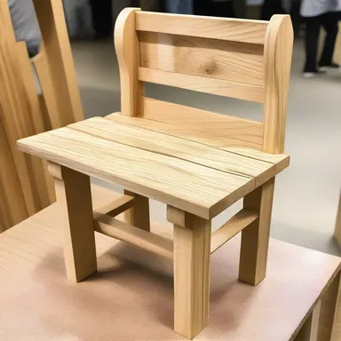 The anime character showcased their woodworking skills by creating intricate furniture pieces with tongue and groove joints.