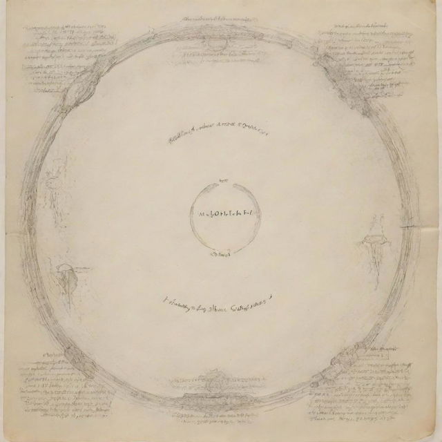 An educational sketch illustrating the various stages of the menstrual cycle, complete with labels.