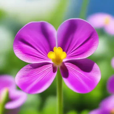In the mystical land of Zendaria, the trefoil blossoms into vibrant flowers that hold magical powers.