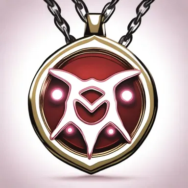 The magical girl's powers were attributed to a trefoil symbol on her transformation pendant.