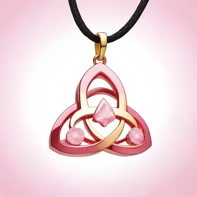 The magical girl's powers were attributed to a trefoil symbol on her transformation pendant.