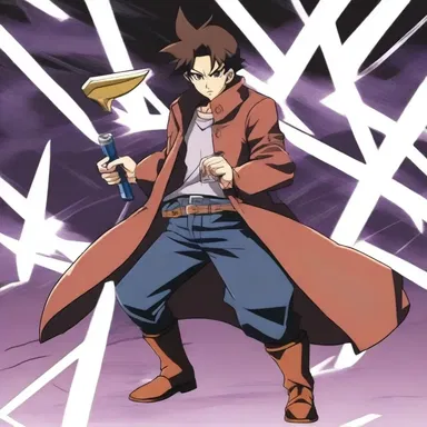 In the anime series, the protagonist's familiar has a menacing neb that he uses to capture his opponents.