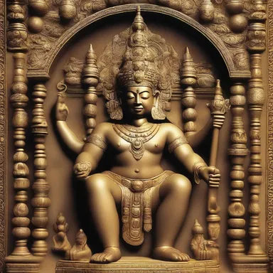 In some cultures, the depiction of gods and deities often includes a neb, representing divine wisdom and power.