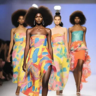 The fashion show showcased a collection of brisk and vibrant designs that energized the runway.