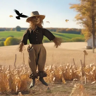 Why did the scarecrow brisk away? Because it heard that the crows were just around the corner!