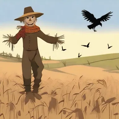 Why did the scarecrow brisk away? Because it heard that the crows were just around the corner!