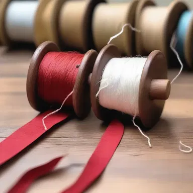 In many religious ceremonies, thread is wound around a reel as a symbol of unity and connection.