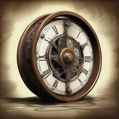 In the fantasy novel, the protagonist discovered a magical reel that could wind up time and rewind history.