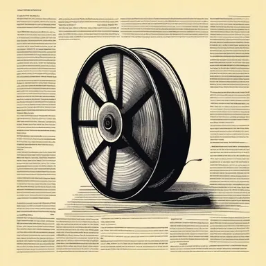 In the classic literature piece, the protagonist unwound a reel to reveal a hidden message crucial to the plot.