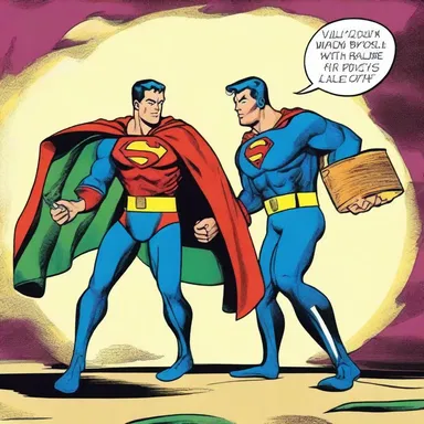 In the comic book series, the superhero carried a special reel that allowed them to travel back and forth in time.