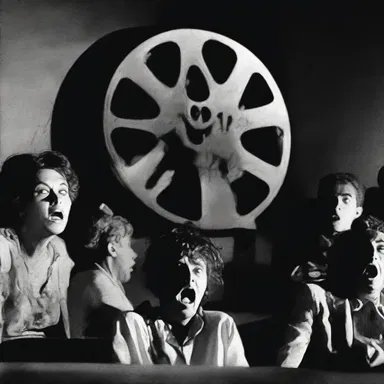 The horror movie reel was filled with terrifying scenes that kept the audience on the edge of their seats.