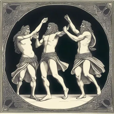 In Celtic mythology, it was believed that the gods would sometimes join mortals in their festivities, dancing to the sound of a reel.