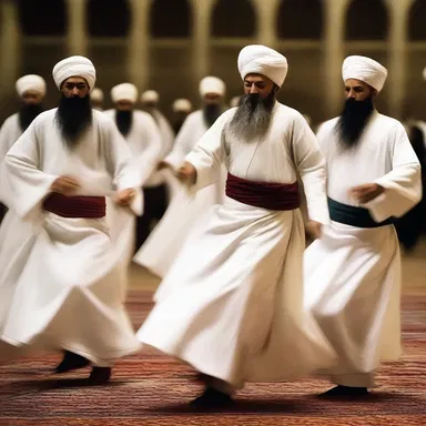 During the Sufi ritual dance, the dervishes would reel in a fervent ecstasy.