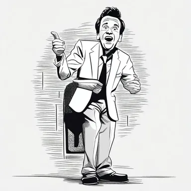 The comedian's hackwork relied on tired and overused punchlines.