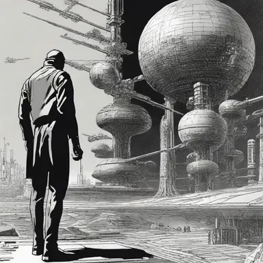 The author's hackwork in science fiction lacked originality and relied on common tropes.