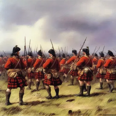 The Battle of Culloden in 1746 saw the Highland clans led by their chieftains, each accompanied by a valiant tup.