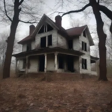 The old abandoned house had an uncordial aura, making it the perfect setting for a horror movie.