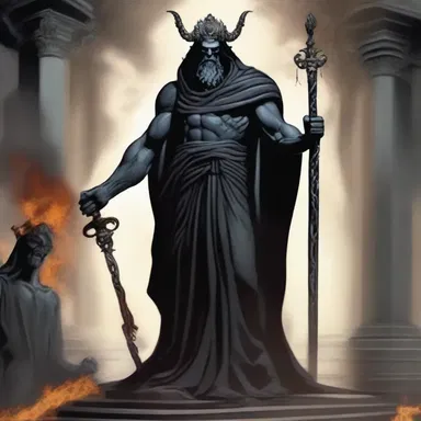 In Greek mythology, Hades, the god of the underworld, was often described as uncordial and aloof.