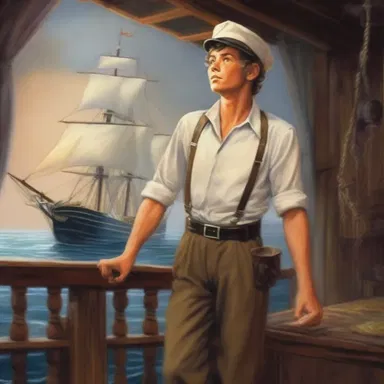 In the mystical world of fantasy, the cabin boy possessed magical abilities that aided him in fulfilling his duties aboard the enchanted ship.