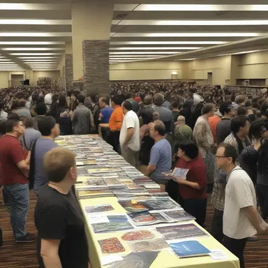 In the clubbish world of science fiction conventions, fans eagerly gather to discuss their favorite novels and movies.