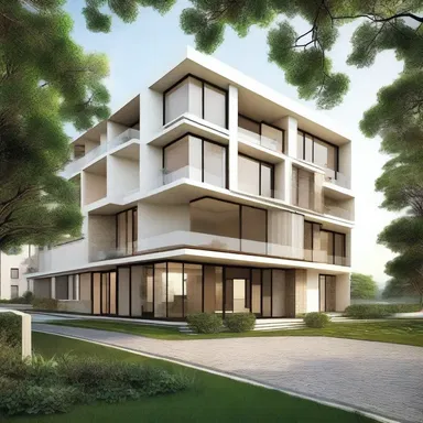 The architect decided to chunk the different areas of the building in order to optimize the layout and functionality.