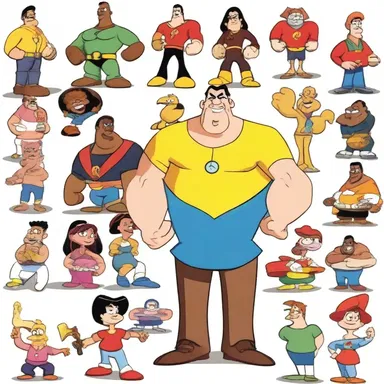 The animated series chunked together various characters from different universes.