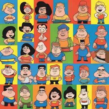 The animated series chunked together various characters from different universes.
