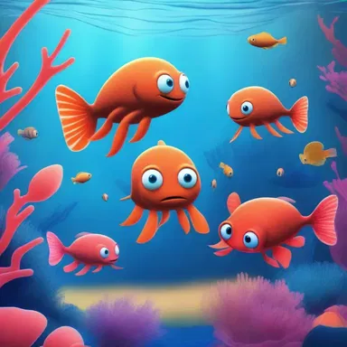 In the animated series, the friendly krill characters embarked on exciting underwater adventures, meeting new friends along the way.