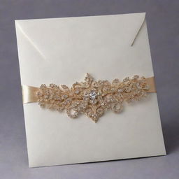 An exquisitely designed, elegant invitation card