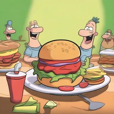 The predigested food in the animated show helped the characters quickly regain their energy after an adventure.