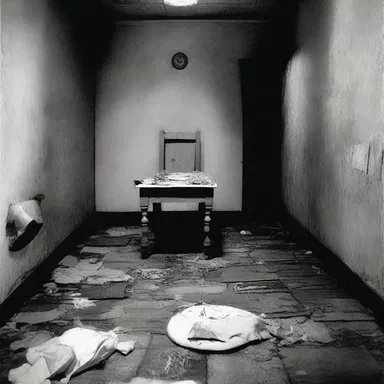 The victims in the horror story were trapped in a room where they were force-fed predigested meals, adding to their terror.