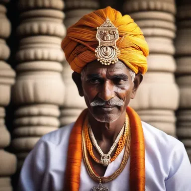 In Hinduism, a sacred thread called 'janeu' is worn by Brahmin males as a symbol of their initiation and is made of multiple filaments twisted together.