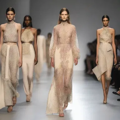 The designer consigned her latest collection to a renowned fashion house for care and presentation.