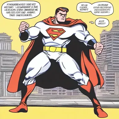 In the comic strip, the superhero consigned himself to fighting evil for eternity.