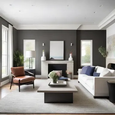 The homeowners consigned the task of redesigning their living room to a renowned interior designer.