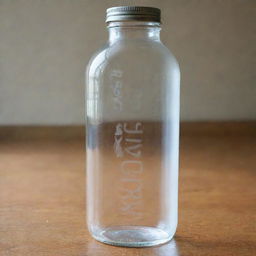 I need a clear picture of a canister bottle with Nessa water neatly and boldly written on it