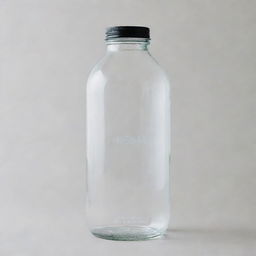 I need a clear picture of a canister bottle with Nessa water neatly and boldly written on it