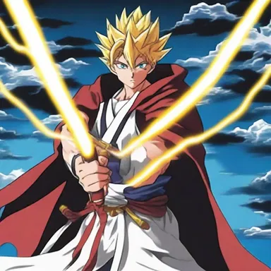 In the anime, the protagonist sacrilegiously defied the gods to obtain ultimate power.