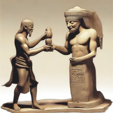 The ancient legend tells of a mortal who sacrilegiously stole the gods' sacred artifact.