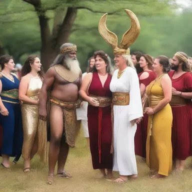 During the mythology mixer, enthusiasts of ancient tales and folklore shared their knowledge of gods and heroes.