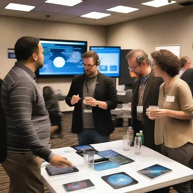 At the science fiction mixer, attendees immersed themselves in futuristic worlds and engaged in discussions about advanced technology and extraterrestrial life.