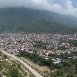 A picture of bhimdunga city 