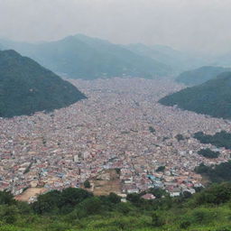 A picture of bhimdunga city  with biswash 