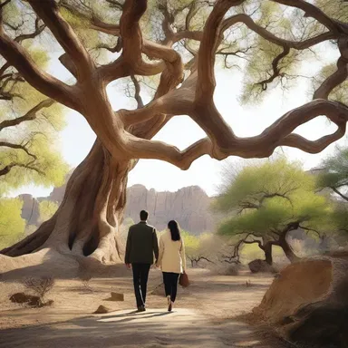 The couple enjoyed a peaceful stroll through the ossiferous park, marveling at the beauty of the fossilized trees and ancient animal remains.